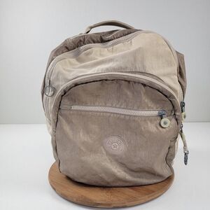 Kipling Rose Gold Metallic‎ Backpack Laptop Bag Carry-On